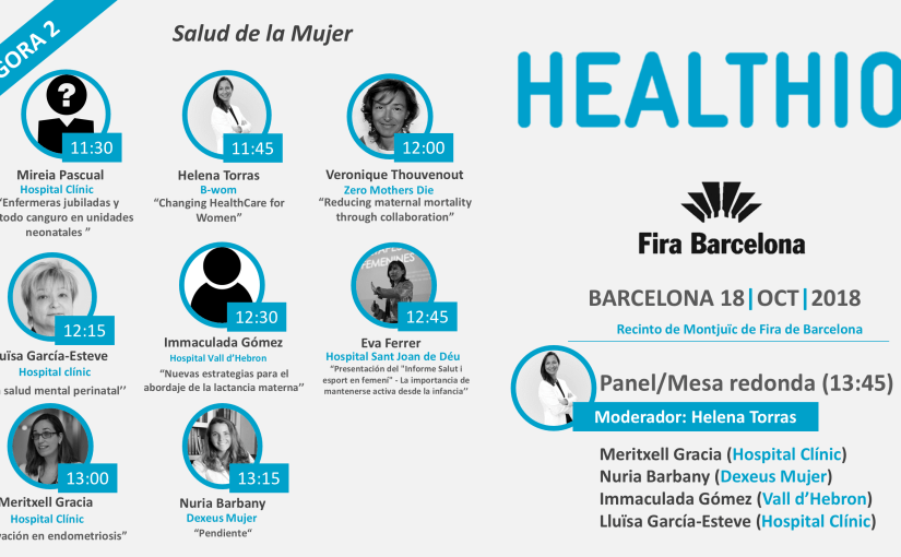 La salud de la mujer nuevamente protagonista en HEALTHIO&nbsp;2018